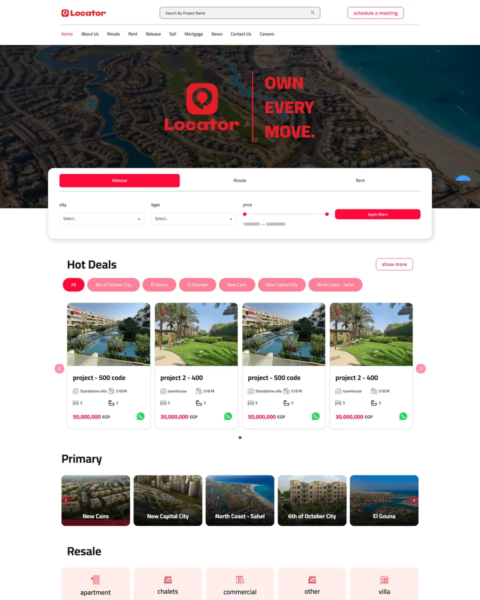 Locator Real Estate — Real Estate